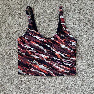Lululemon Lunar New Year Align Tank in Tiger Tide Smoky Red Multi